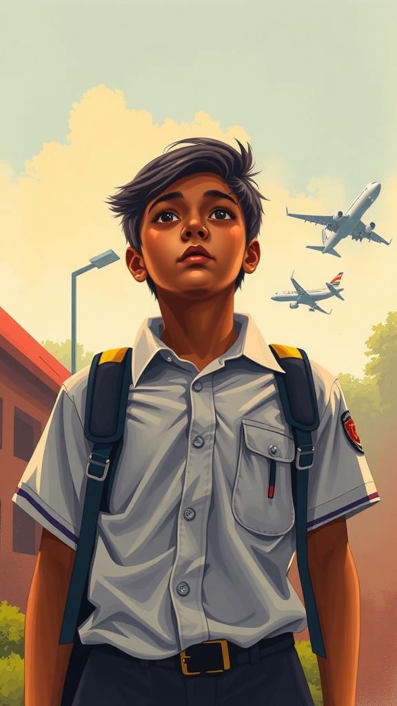 आरव का सपना: पापा की तरह उड़ान