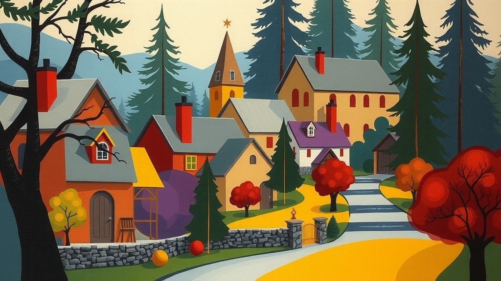 Eerie Evenings: A Rainy Horror in the Forest Village