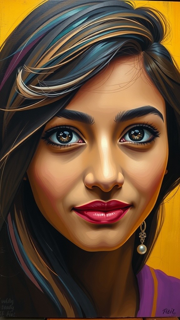 Radiant Grace: A Portrait of Indian Beauty in 8K