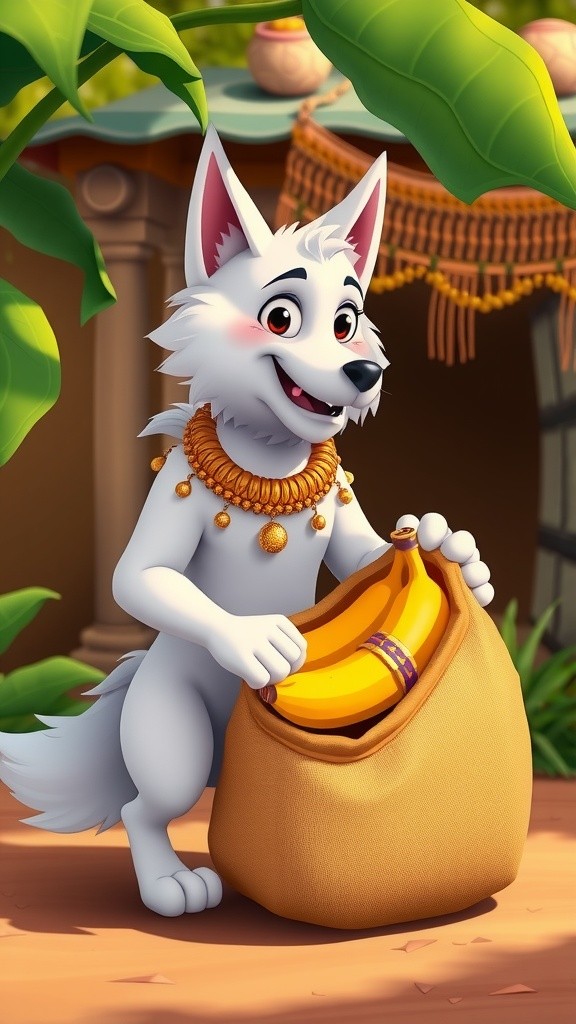 Raja the Wolf's Banana Adventure