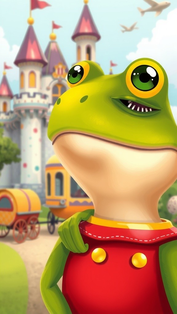 The Colorful Caravan and the Friendly Frog