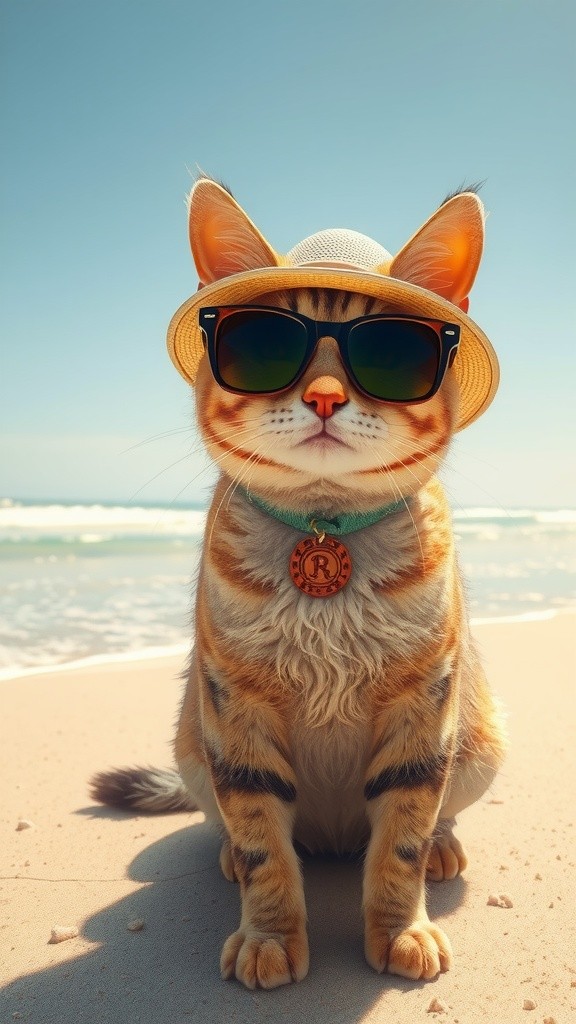 Petualangan Meong Si Kucing Pemberani di Pantai