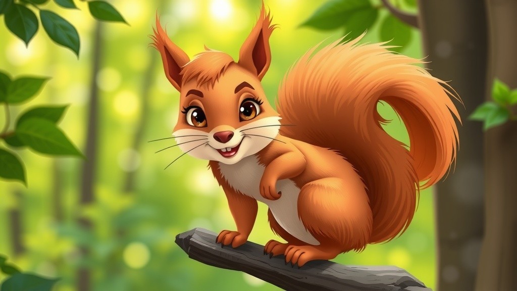 The Brave Little Squirrel