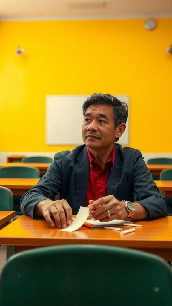 Udin dan Angka Favoritnya di Kelas
