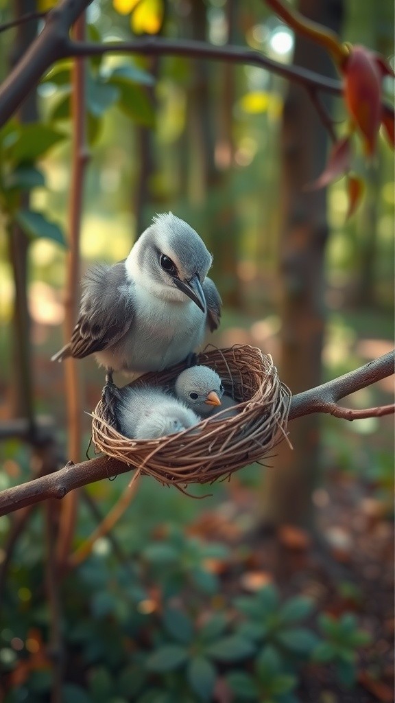 A Mother's Love: The Story of a Bird and Her Babies