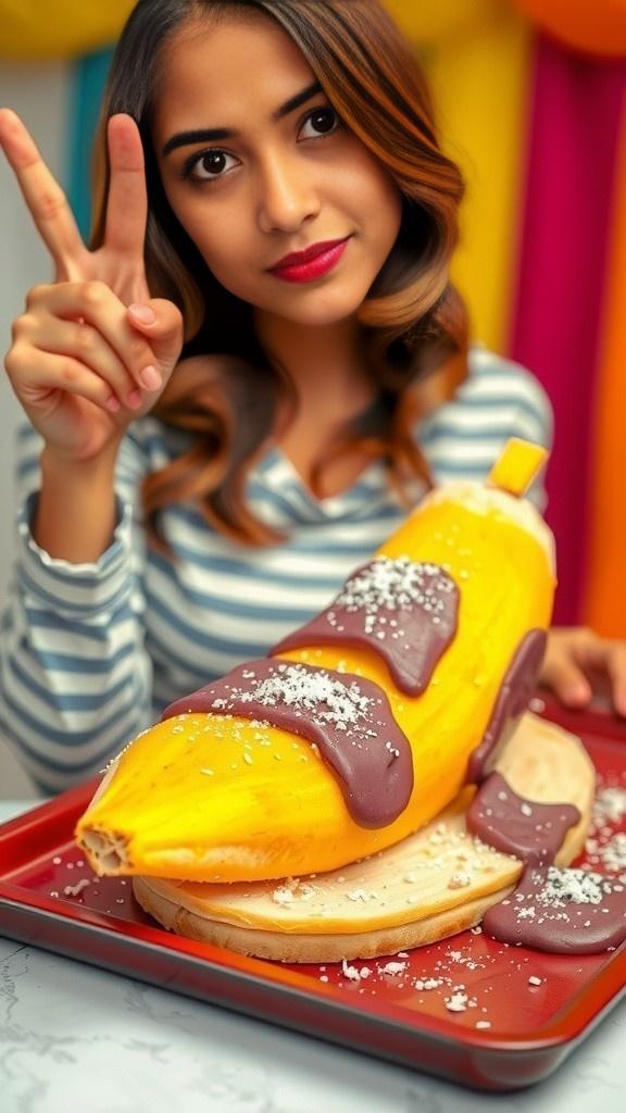 Rasakan Sensasi Kriuk dan Lumer Banana Boat!
