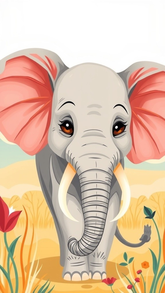 Ella the Elephant's Amazing Day in the African Savannah