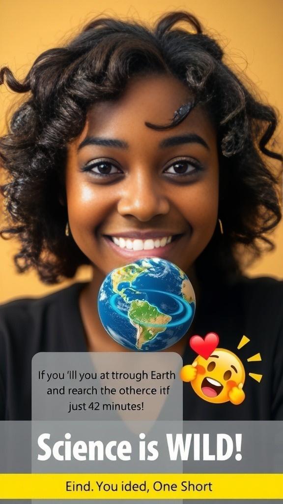 Jumping Through Earth: A 42-Minute Journey!