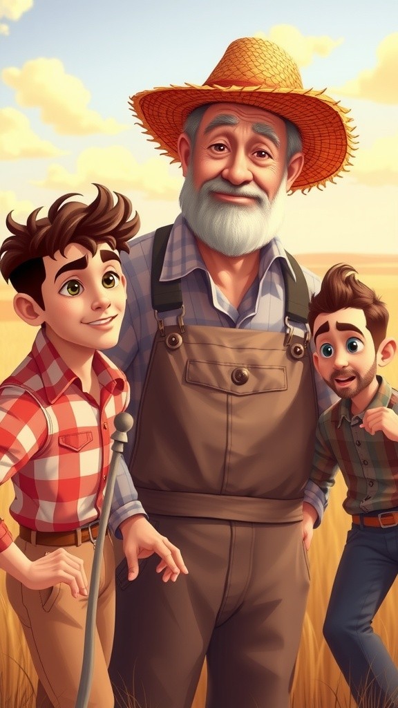 The Strength of Unity: A Farmer's Lesson to His Sons
