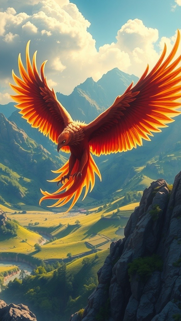 Legenda Mata Air Kehidupan dan Burung Phoenix