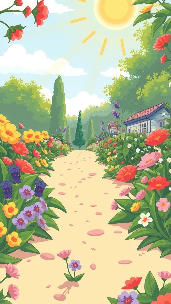 Taman Cinta di Bawah Terik