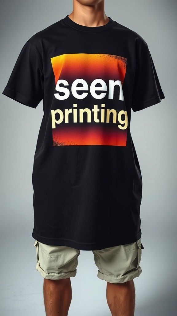 Eksklusif! KAOS SABLON SEEN PRINTING - Gaya Simpel & Elegan!