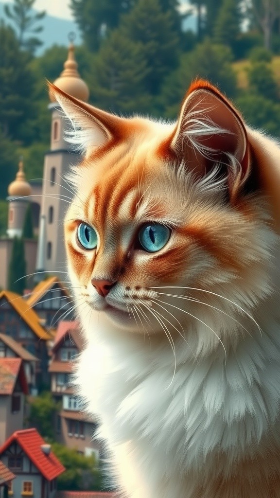 Kesepian Momo: Kisah Kucing Putih di Desa