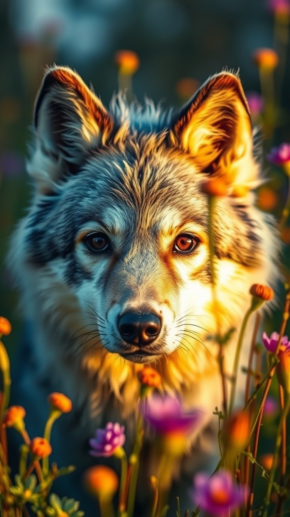 A Night of Companionship: The Wolf and the Kitten