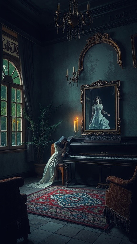 Misteri Villa Tua: Suara Piano dan Bayangan Wanita