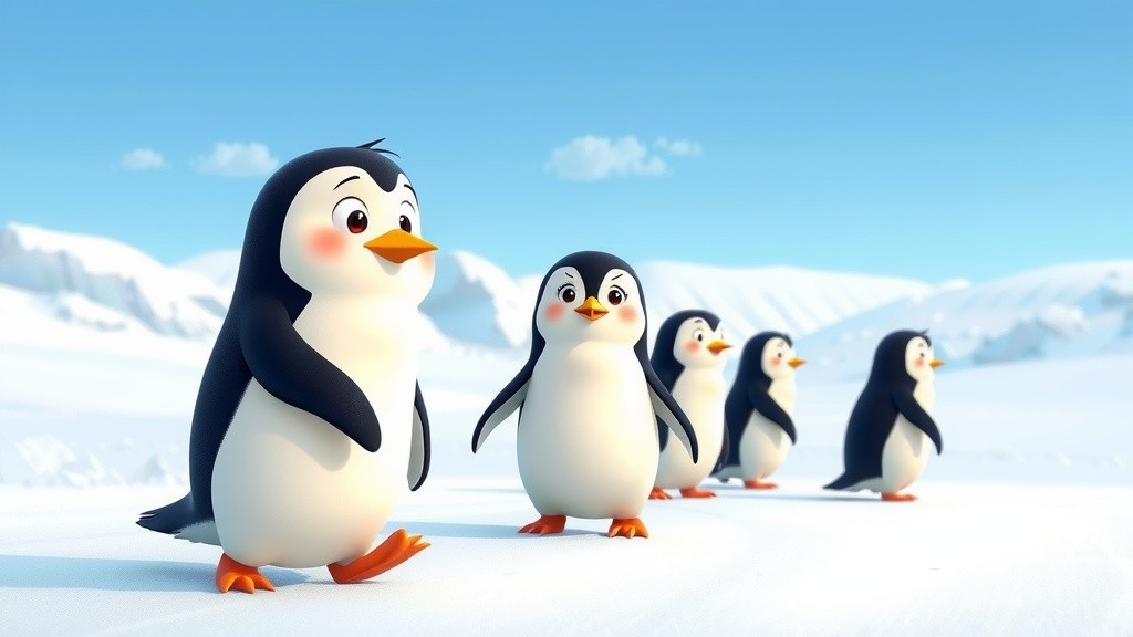 Penguin Party: Holi Edition