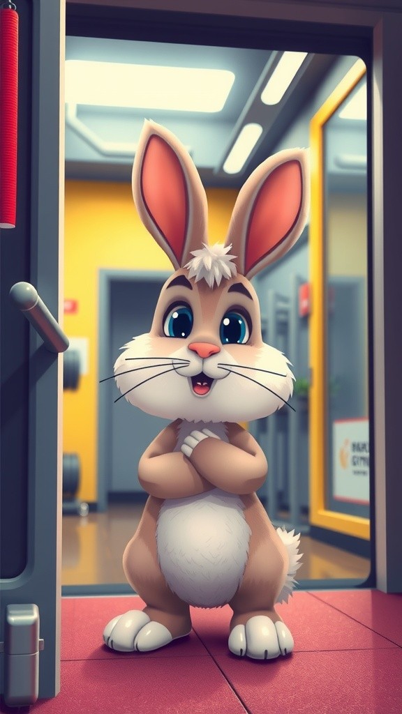 Bunny's Weightlifting Adventure