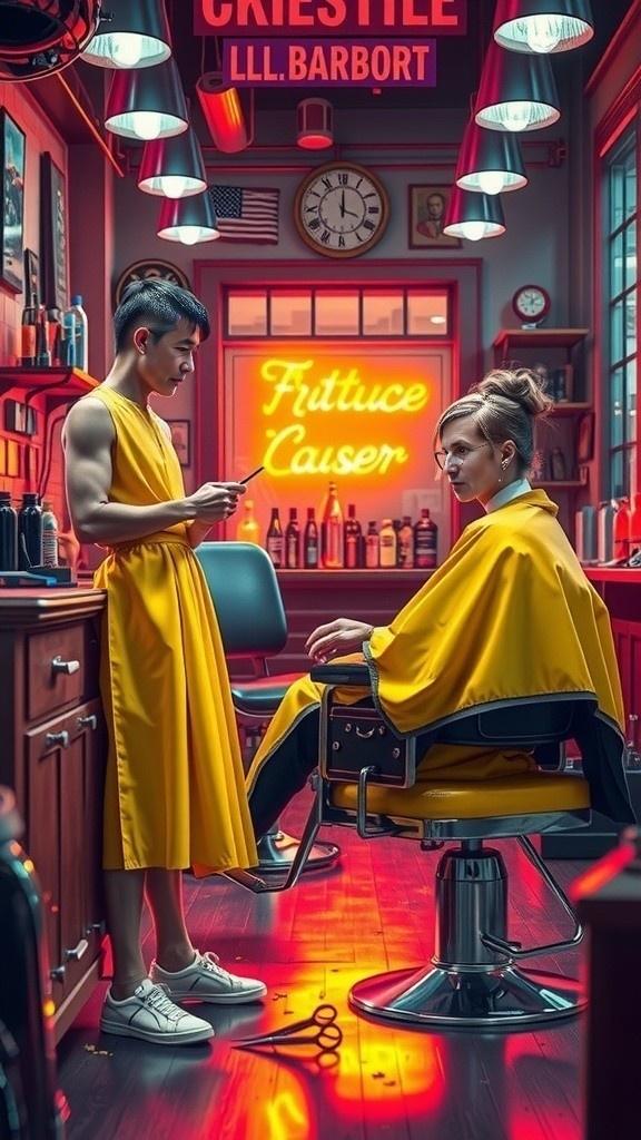 Kekacauan Rambut Sang Tukang Cukur