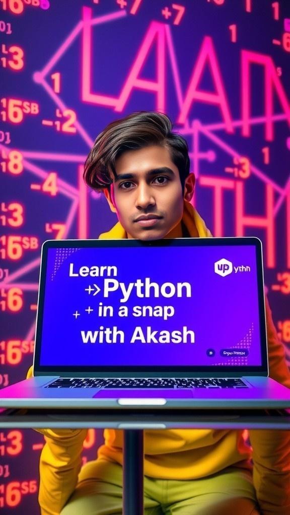 Learn Python in a Snap with Akash
