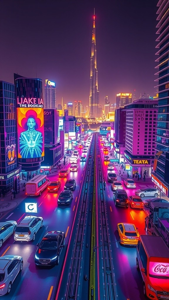 دبئی کی روشنیوں میں