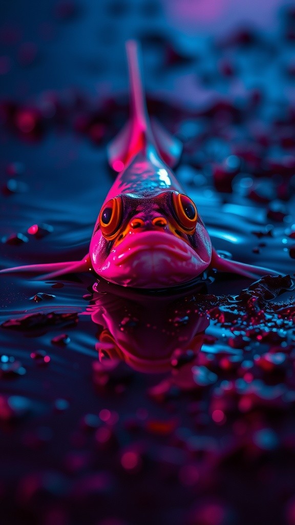 Ikan Lincah di Darat