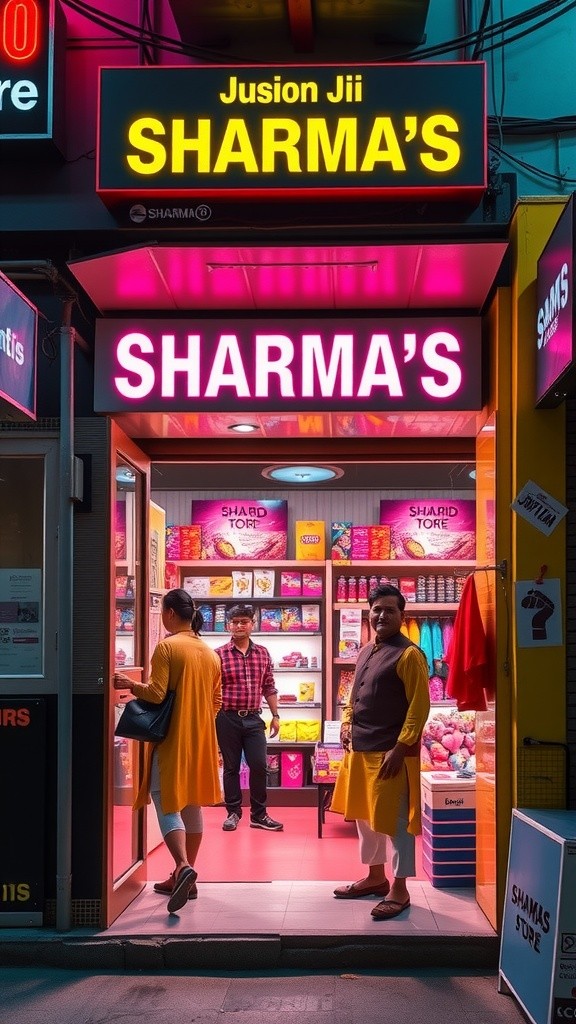 दुकान पर हंसी का मेला