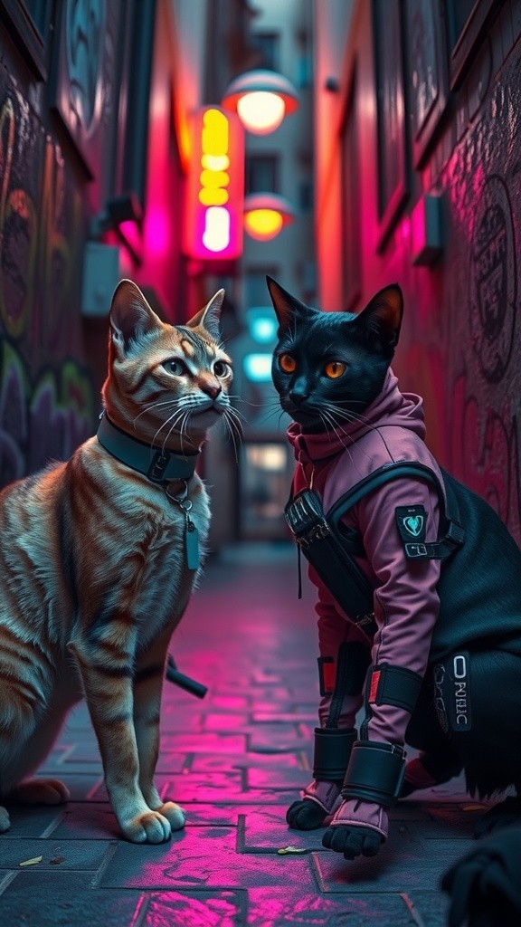 Duel Kucing: Bos Baru di Gang