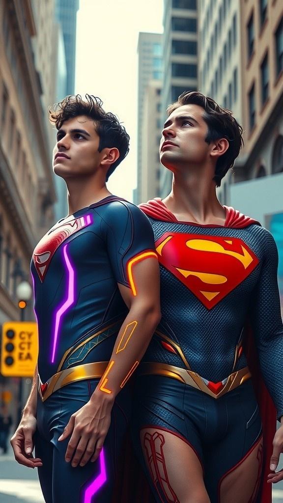 Heroic Alliance: Ben 10 and Superman vs. Giant Robot