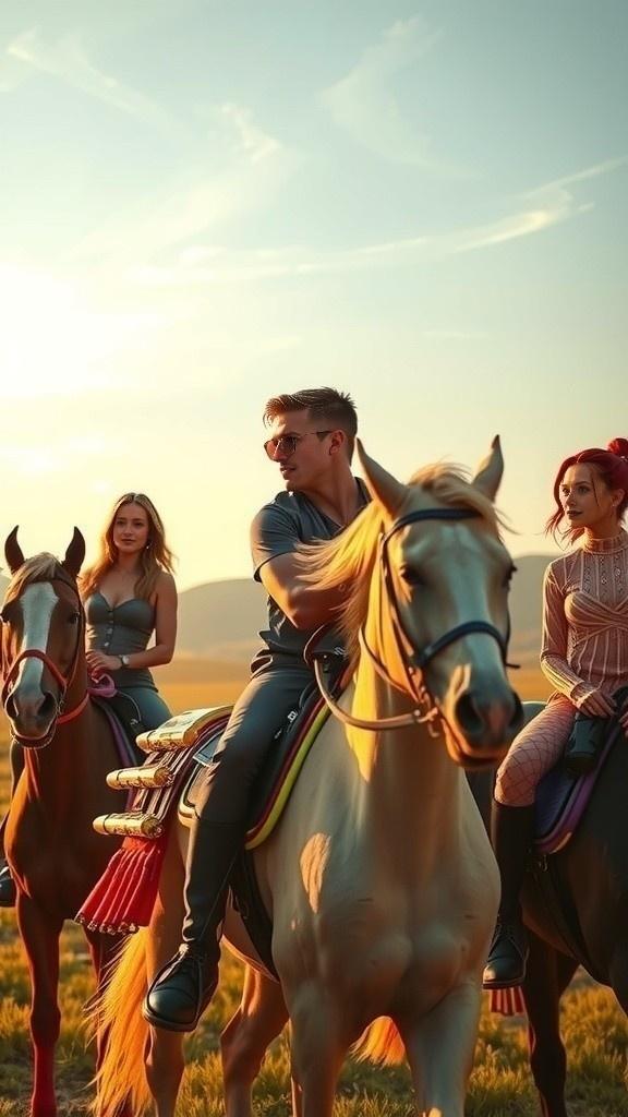 Rhythms of Freedom: A Dance with Horses Under the Sun