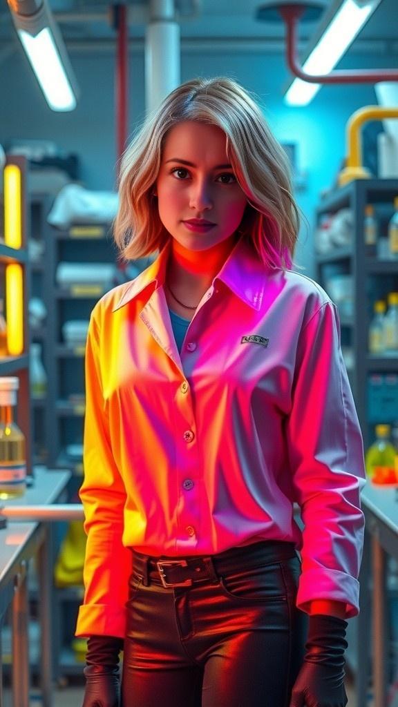 Through Time: Dr. Olivia's Journey to the Future
