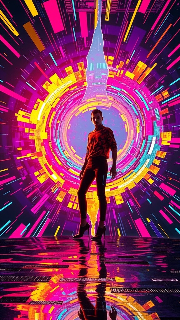 Mahatma Gandhi: A Cyberpunk Exploration in Cybercity