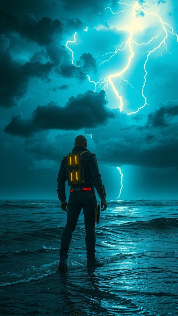 The Storm Within: Clash of Shadows and Light