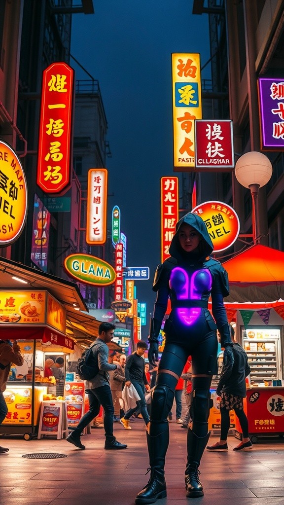 The Hyper-Realistic Robot Chef: Shawarma Master at Night Market!
