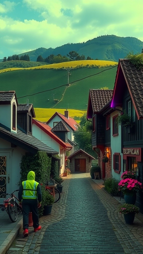 L'absence dans le petit village