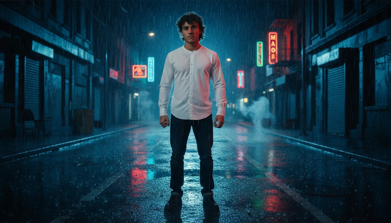 Clash in the Shadows: Spider-Man vs. The Determined Man