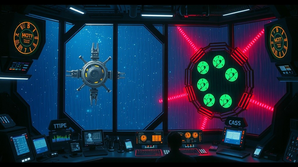 Star-Crossed in the Cosmos: A Space Station Tale