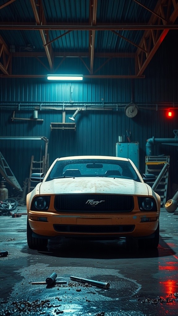 Reviving the Icon: A Cinematic Transformation of the Ford Mustang