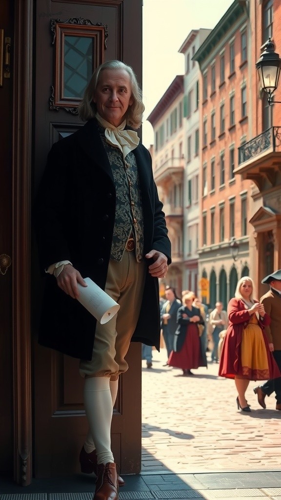 Benjamin Franklin's Incredible Smartphone Surprise!