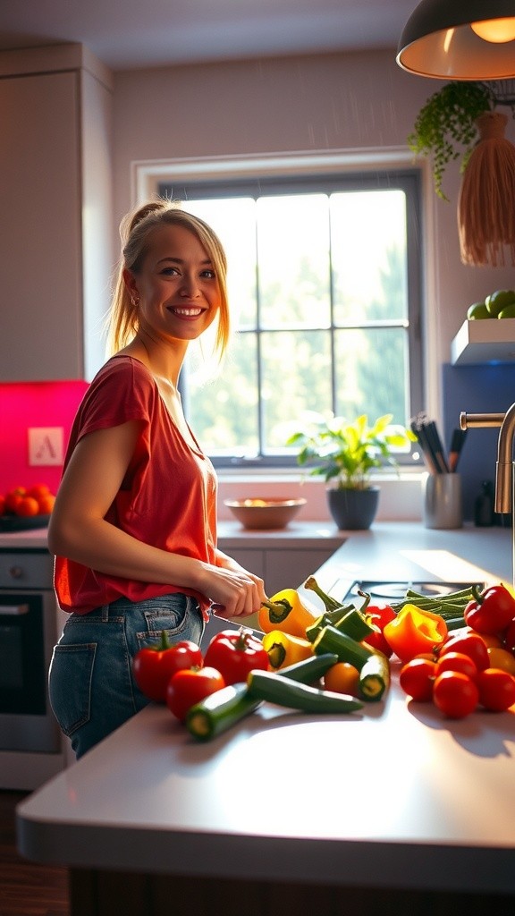 Cooking Delights: A Woman in the Kitchen