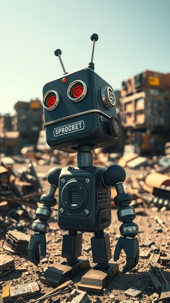 The Adventures of Sprocket: A Retro Robot Tale