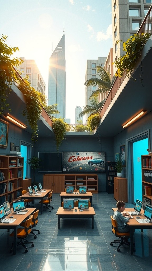 Welcome to the Futuristic AI Expo at New Baldwin International School! (copy)