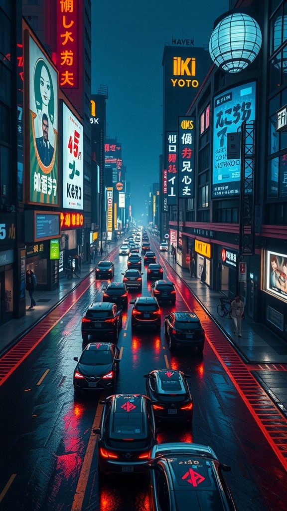 Neon Dreams: A Cyberpunk Flight Through the Futuristic Nightscape