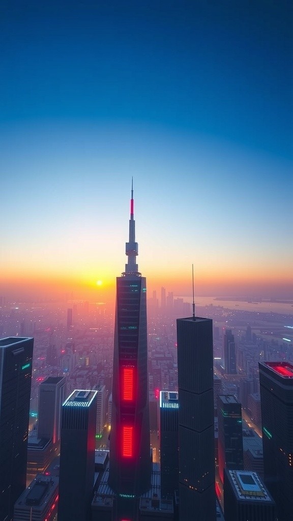 Liora Vale: Guardian of the Cyber-Skies