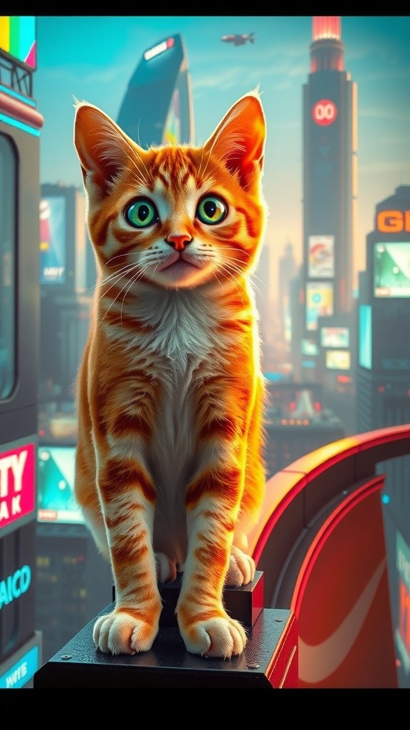 Neon Cat Chase: The Epic Dance Battle!