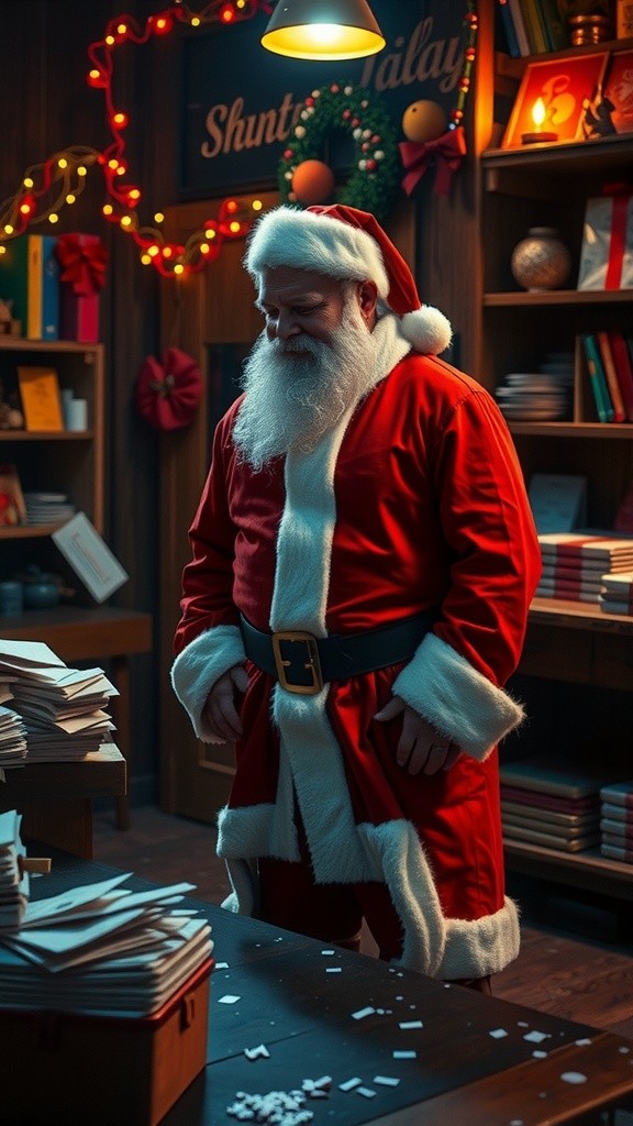 Santa's Close Wish for Christmas Miss