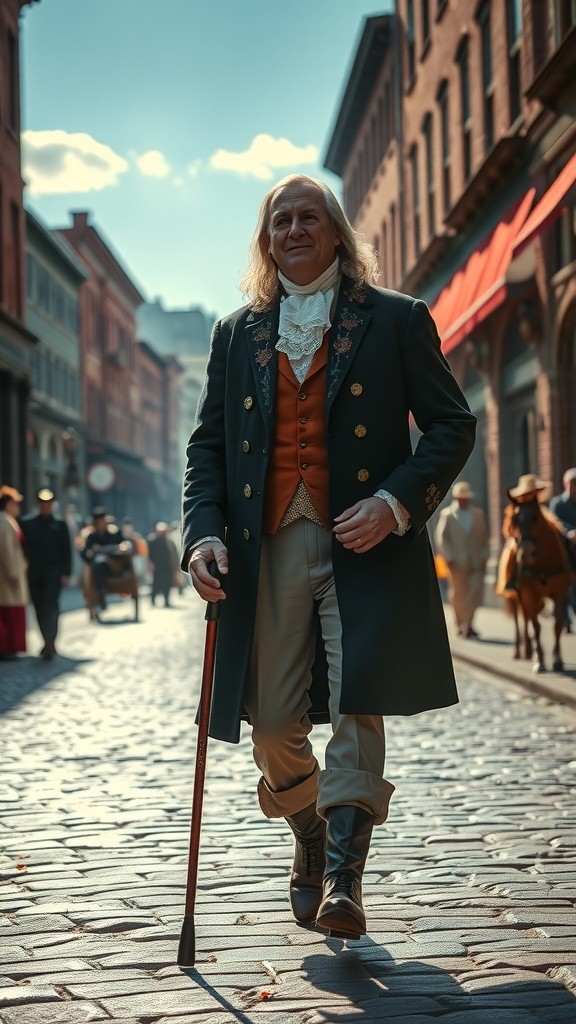 Benjamin Franklin Meets the Future: A Smartphone Surprise!