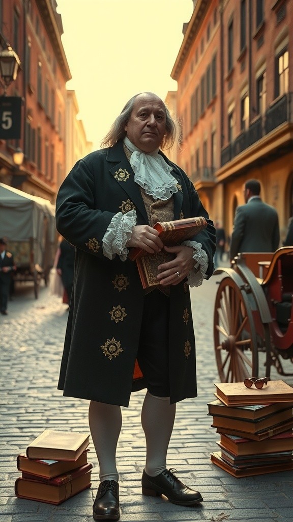 Benjamin Franklin Discovers Smartphones!