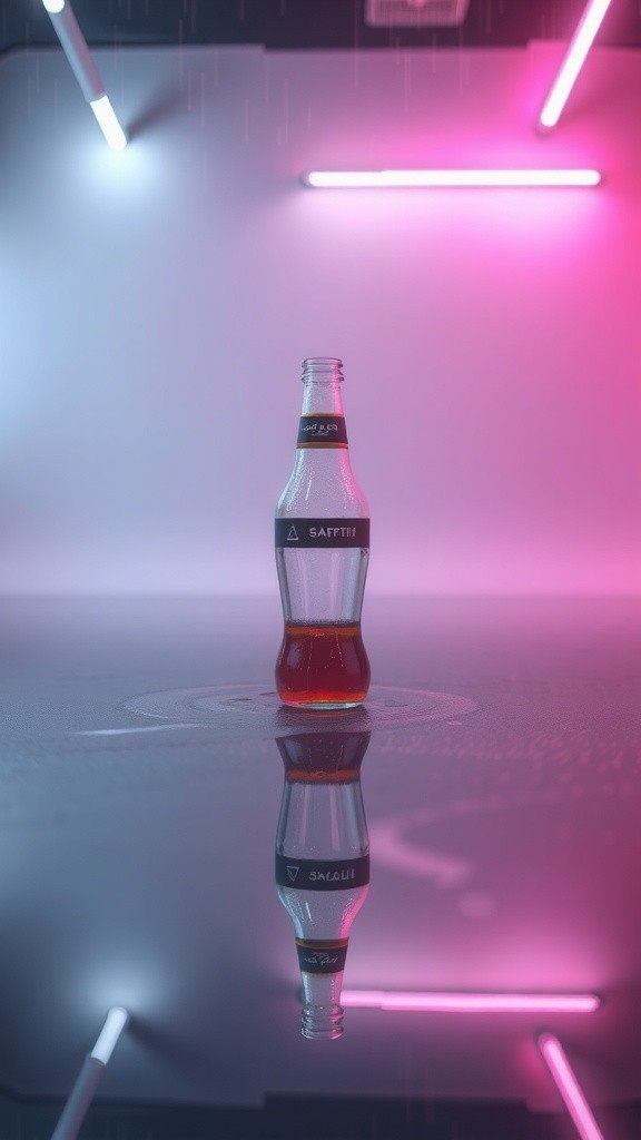 Hyper-Realistic Sprint: Athletic Male Chugs Cola in Transparent Anatomy Visualization