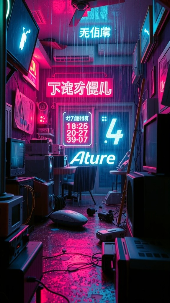 Neon Shadows: A Bladerunner Tale