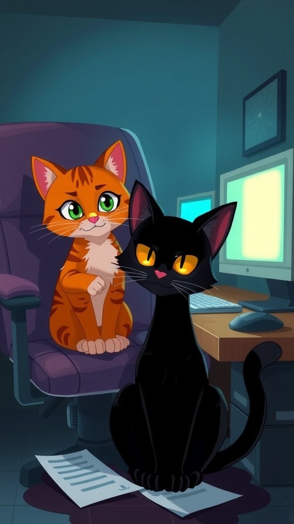 Cats Make Software to Catch Mouse!